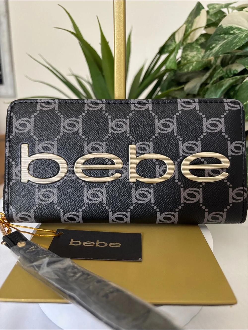 bebe Black Wallet